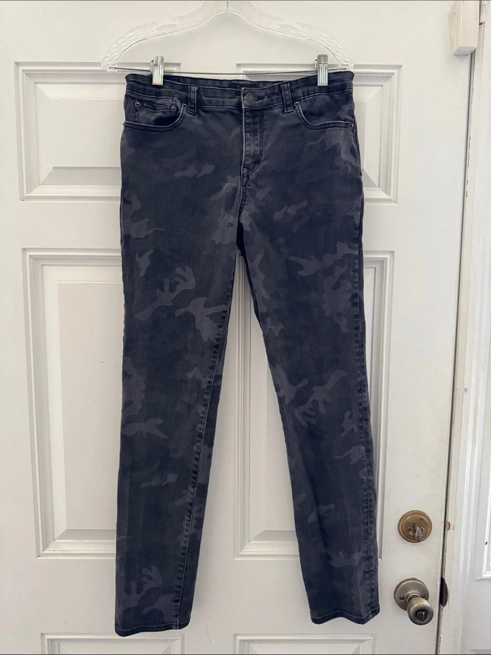 Polo rewash black and gray denim